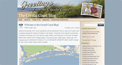 Desktop Screenshot of crystalcoastblog.com